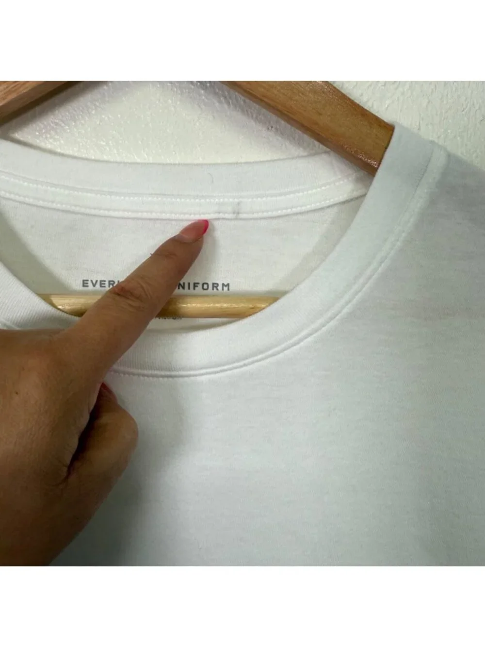 Everlane Mens Organic Cotton T-Shirt White Uniform Collection Crew XXL Neutral - Picture 5 of 12